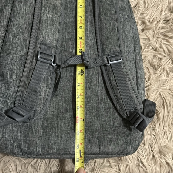 Herschel Backpack-Gray Tweed-Large Sz-Multi Compartment - Picture 11 of 16
